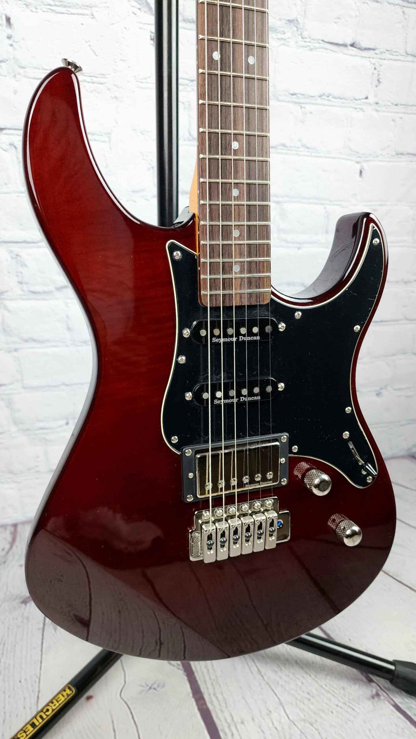 Yamaha Pacifica PAC612VIIFM Electric Guitar RTB Root Beer Flame Maple - Image 4