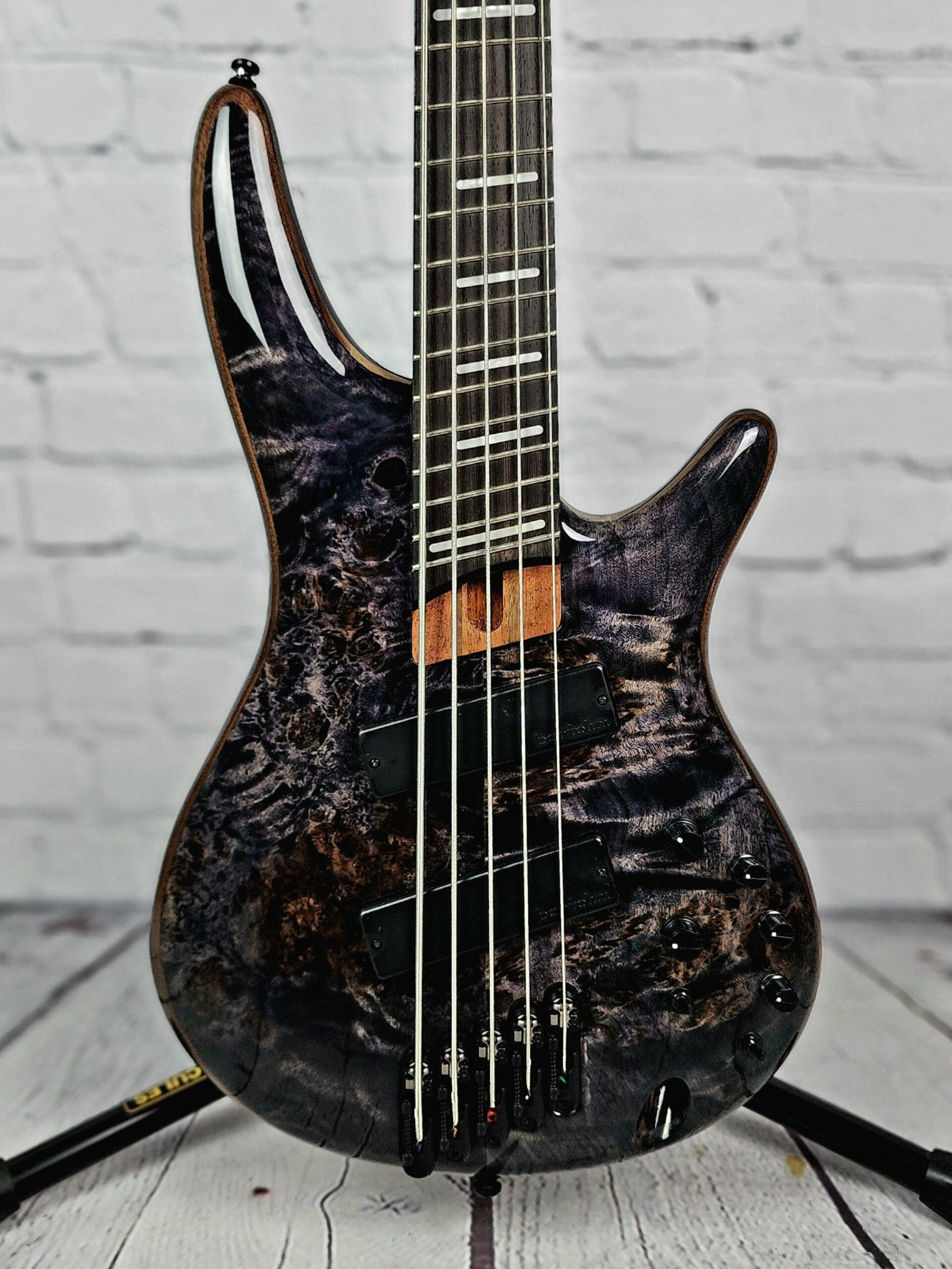 Ibanez SRMS805 DTW 5 String Bass Guitar Multiscale Deep Twilight - Image 2