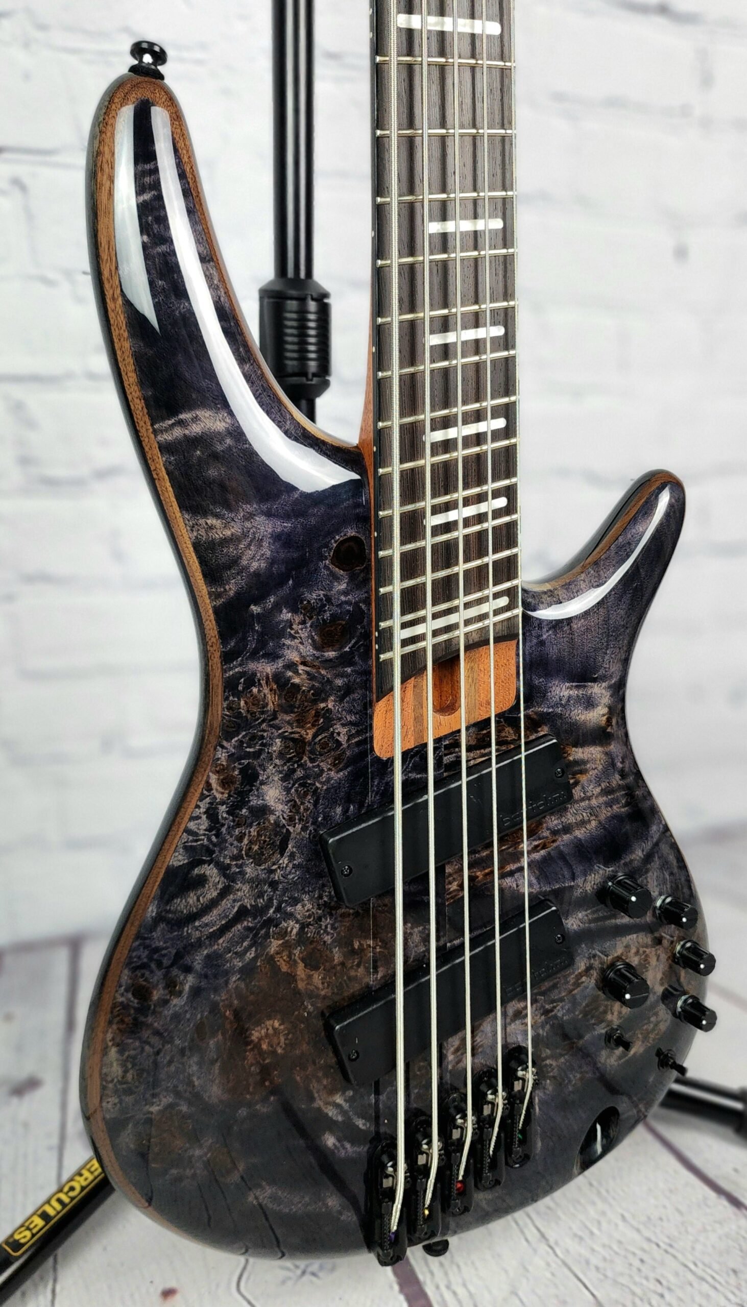 Ibanez SRMS805 DTW 5 String Bass Guitar Multiscale Deep Twilight - Image 4