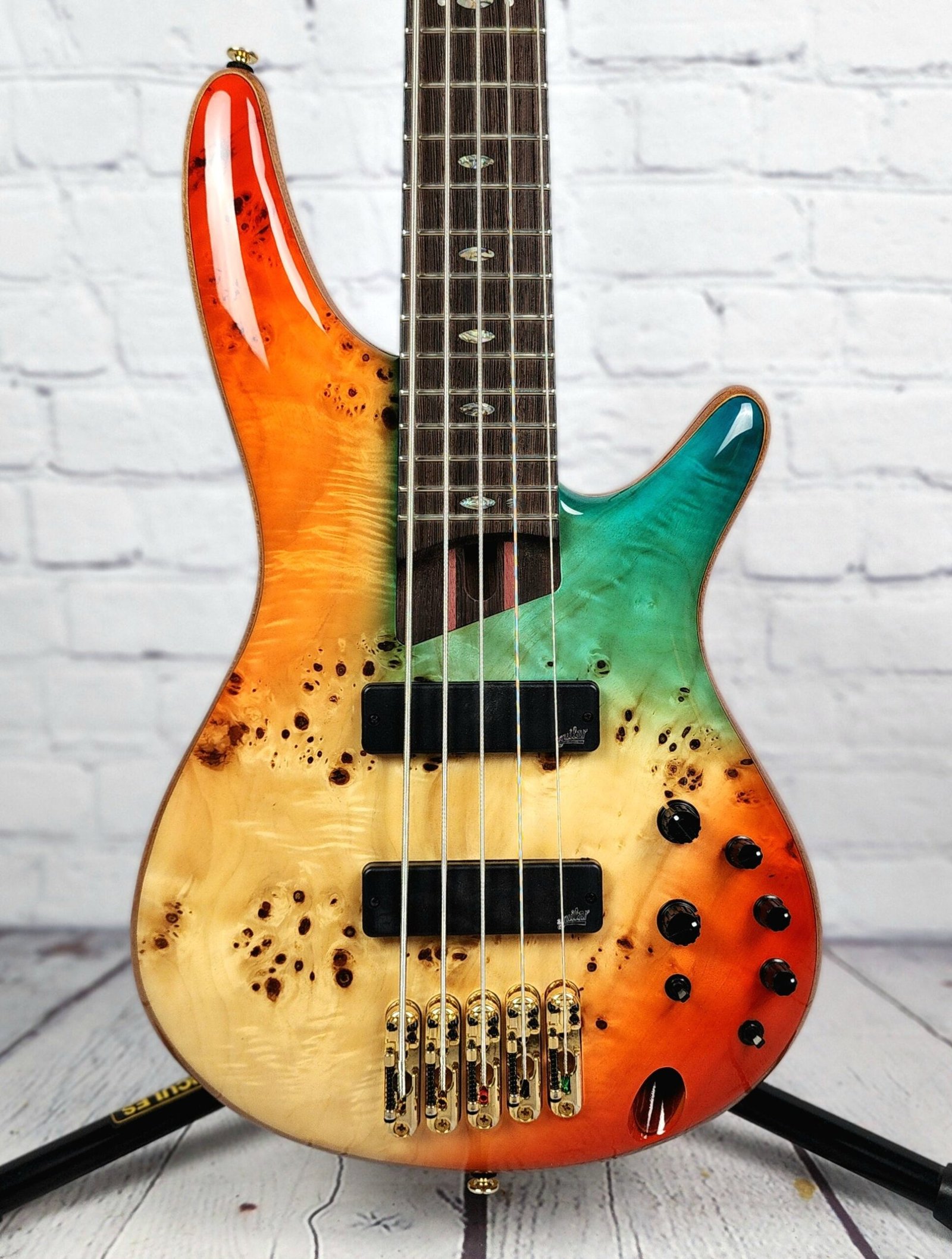 Ibanez SR1605DW ASK 5 String Bass Guitar Autumn Sunset Sky - Image 2
