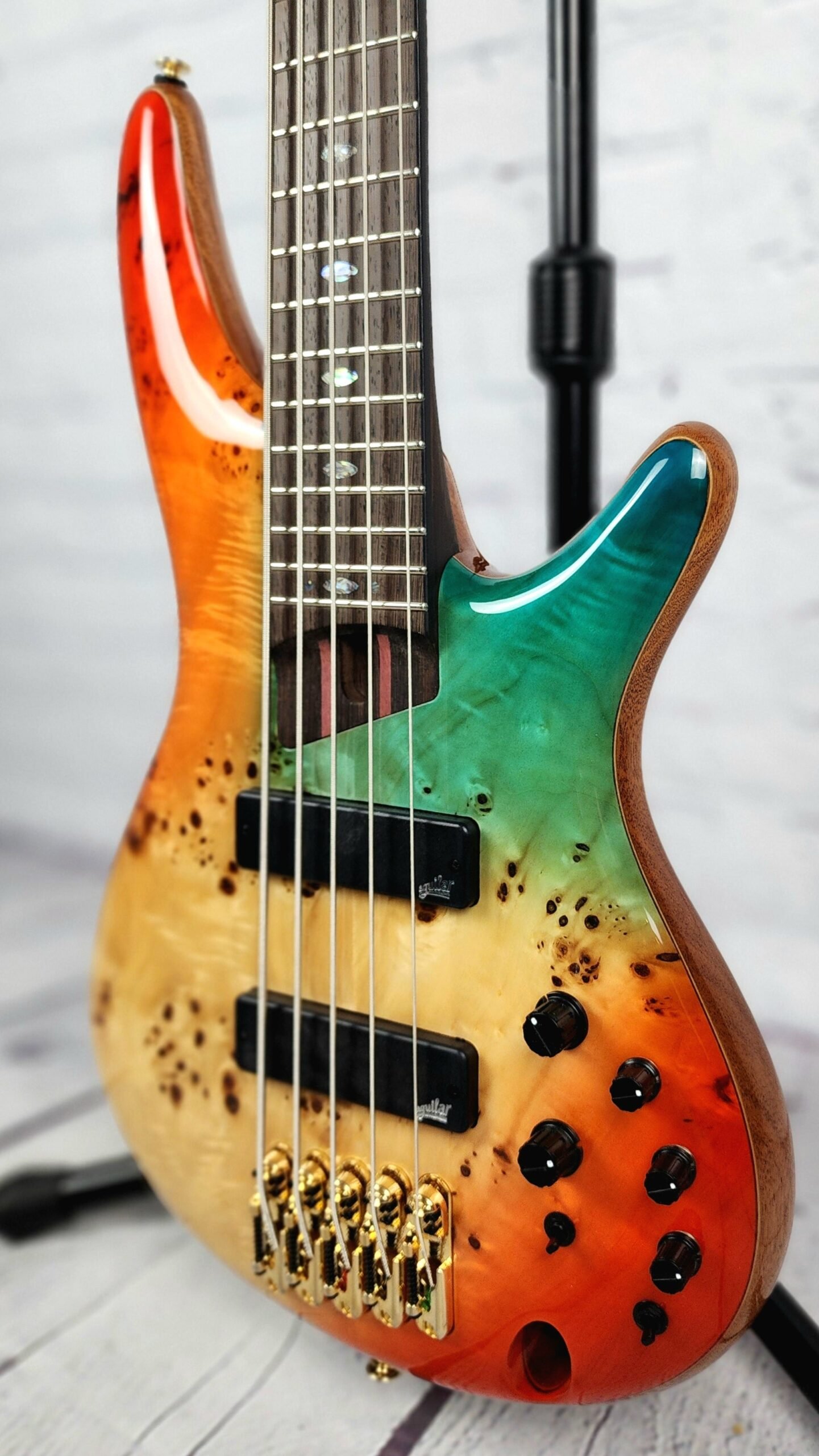 Ibanez SR1605DW ASK 5 String Bass Guitar Autumn Sunset Sky - Image 3