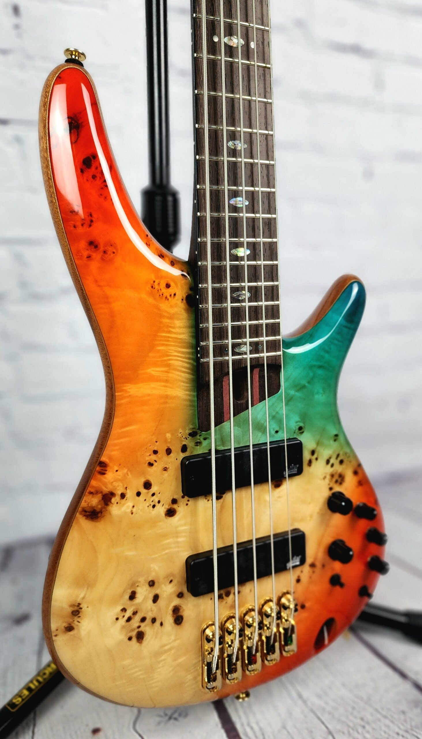 Ibanez SR1605DW ASK 5 String Bass Guitar Autumn Sunset Sky - Image 5