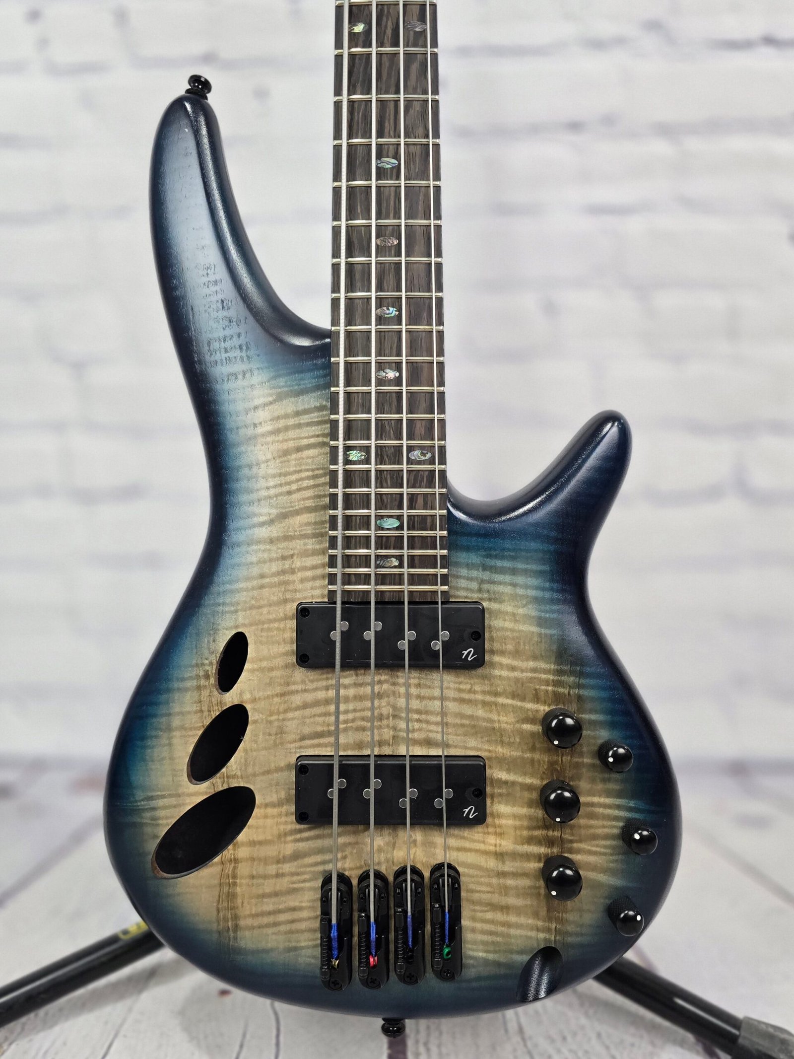 Ibanez Bass Workshop SRD900 CTL 4 String Bass Cosmic Blue Starburst Low Gloss - Image 2