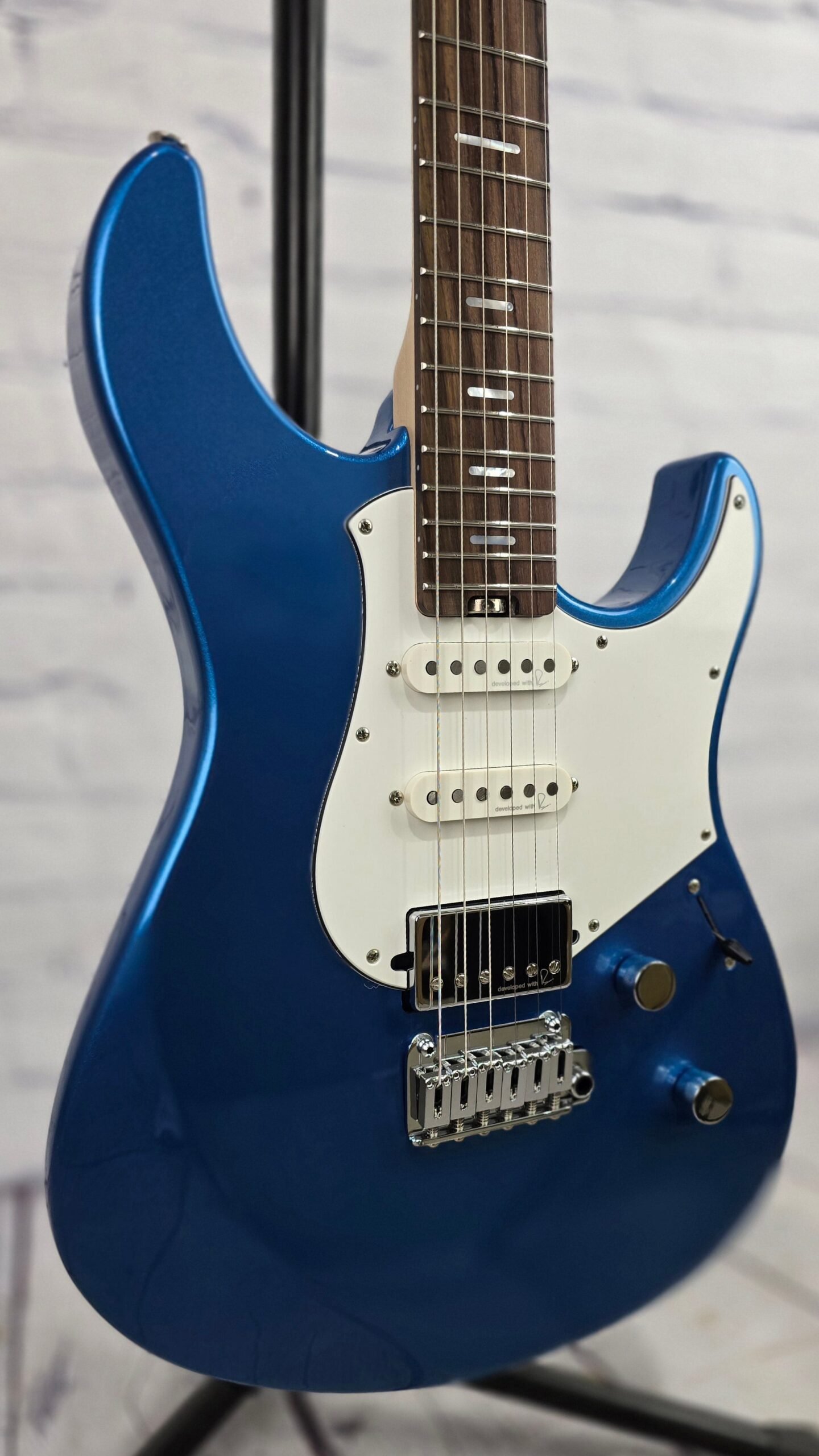 Yamaha Pacifica Standard Plus PACS+12 SB Electric Guitar RW Sparkle Blue - Image 3