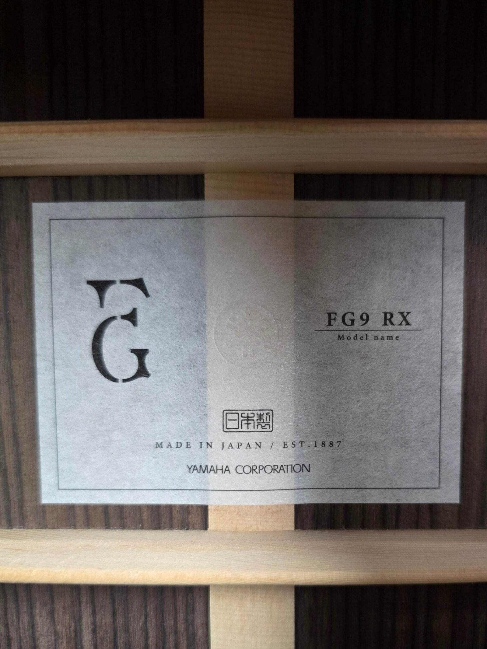 Yamaha FG9 RX Dreadnaught Acoustic Guitar Spruce Rosewood w/Atmosfeel Pickup - Image 7