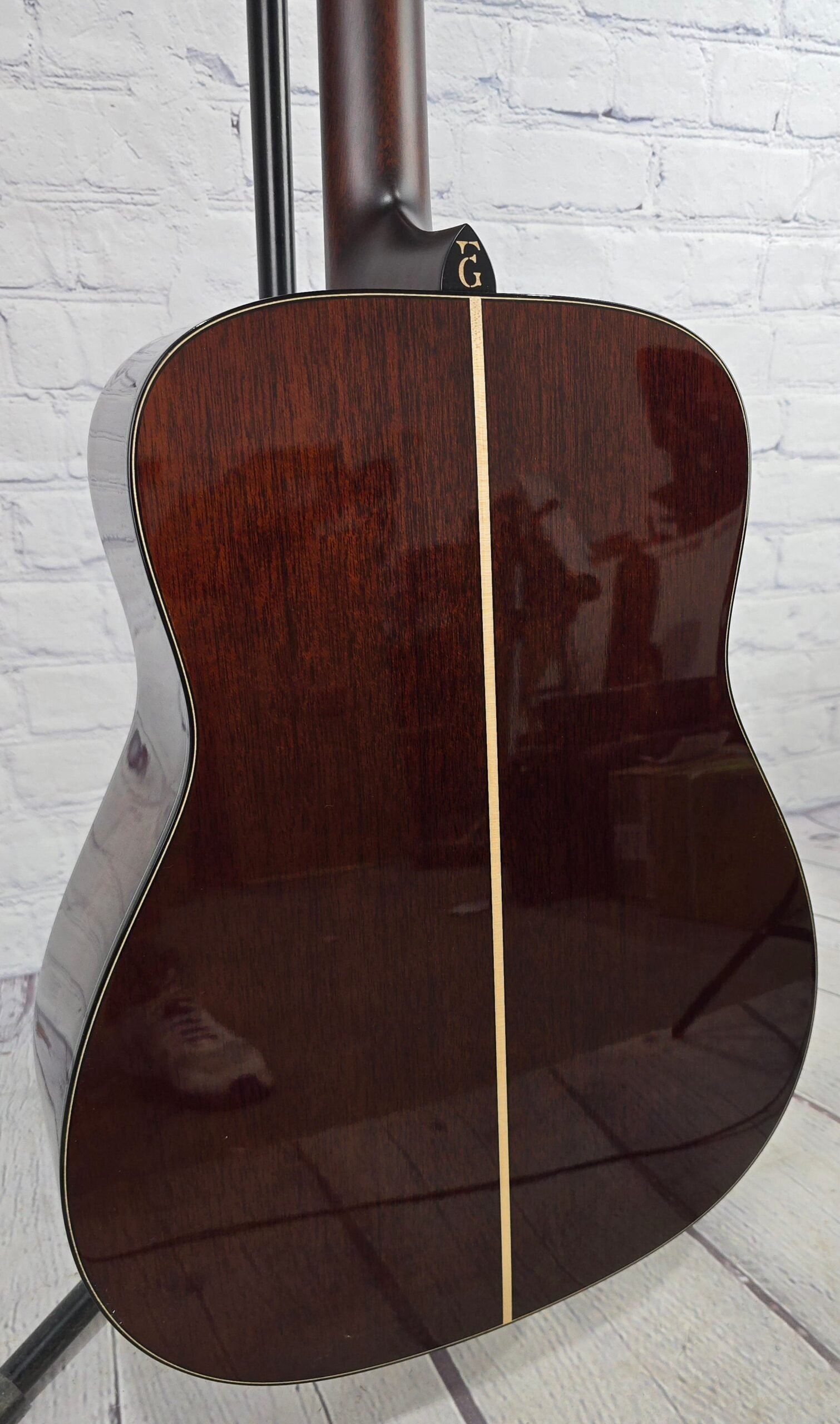 Yamaha FG9 MX Dreadnaught Acoustic Guitar Spruce Mahogany w/Atmosfeel Pickup - Image 11