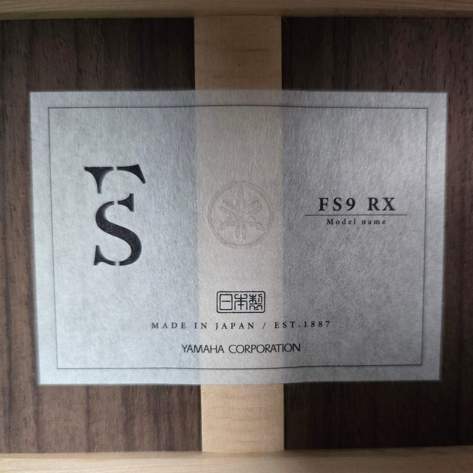 Yamaha FS9 RX Concert Acoustic Guitar Spruce Rosewood w/Atmosfeel Pickup - Image 5