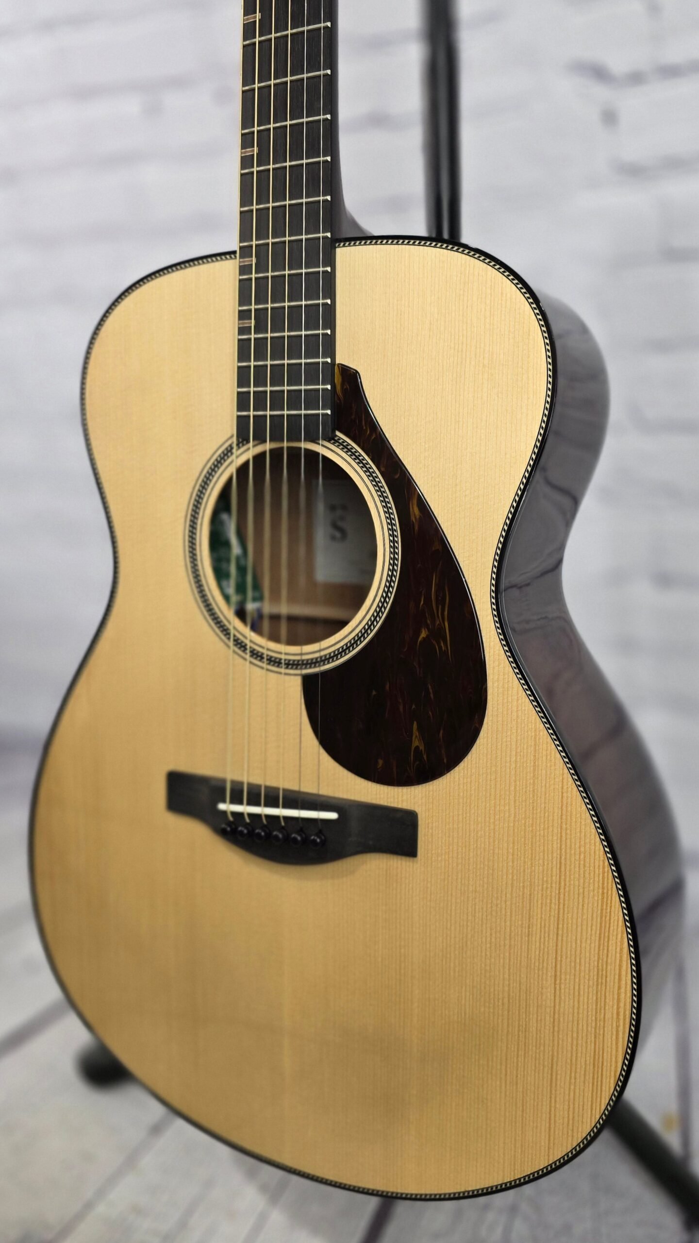 Yamaha FS9 MX Concert Acoustic Guitar Spruce Mahogany w/Atmosfeel Pickup - Image 3