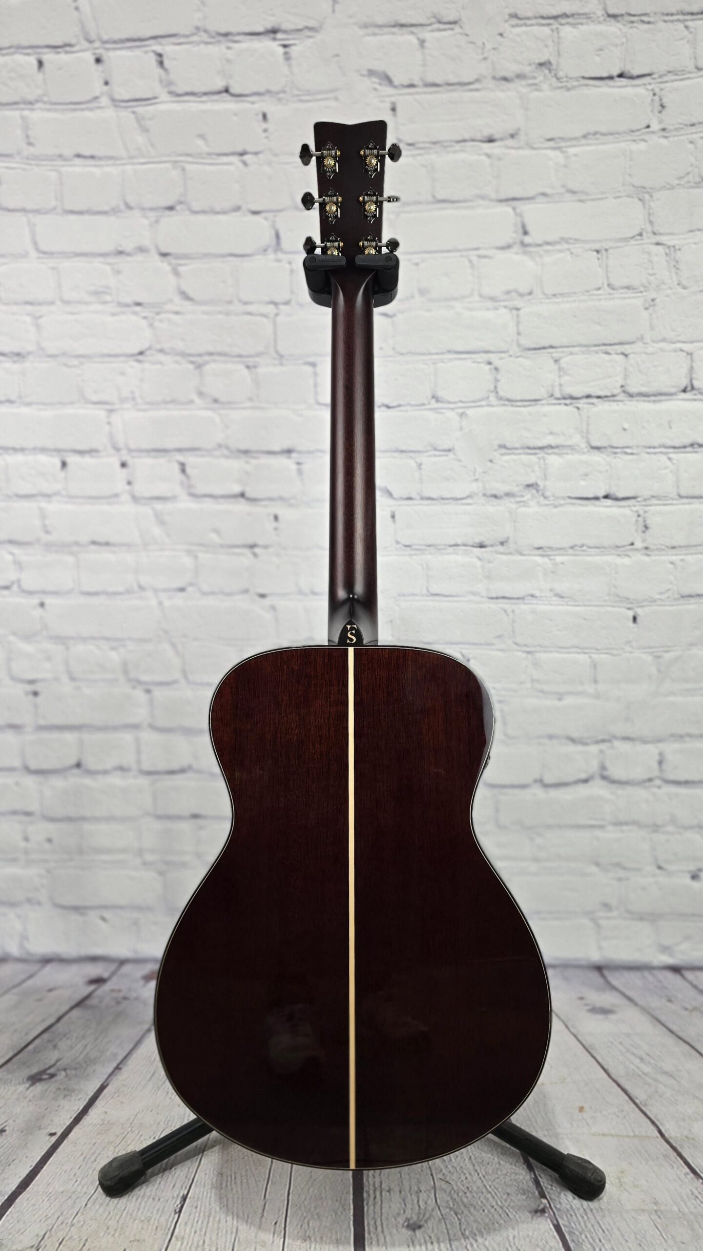 Yamaha FS9 MX Concert Acoustic Guitar Spruce Mahogany w/Atmosfeel Pickup - Image 8