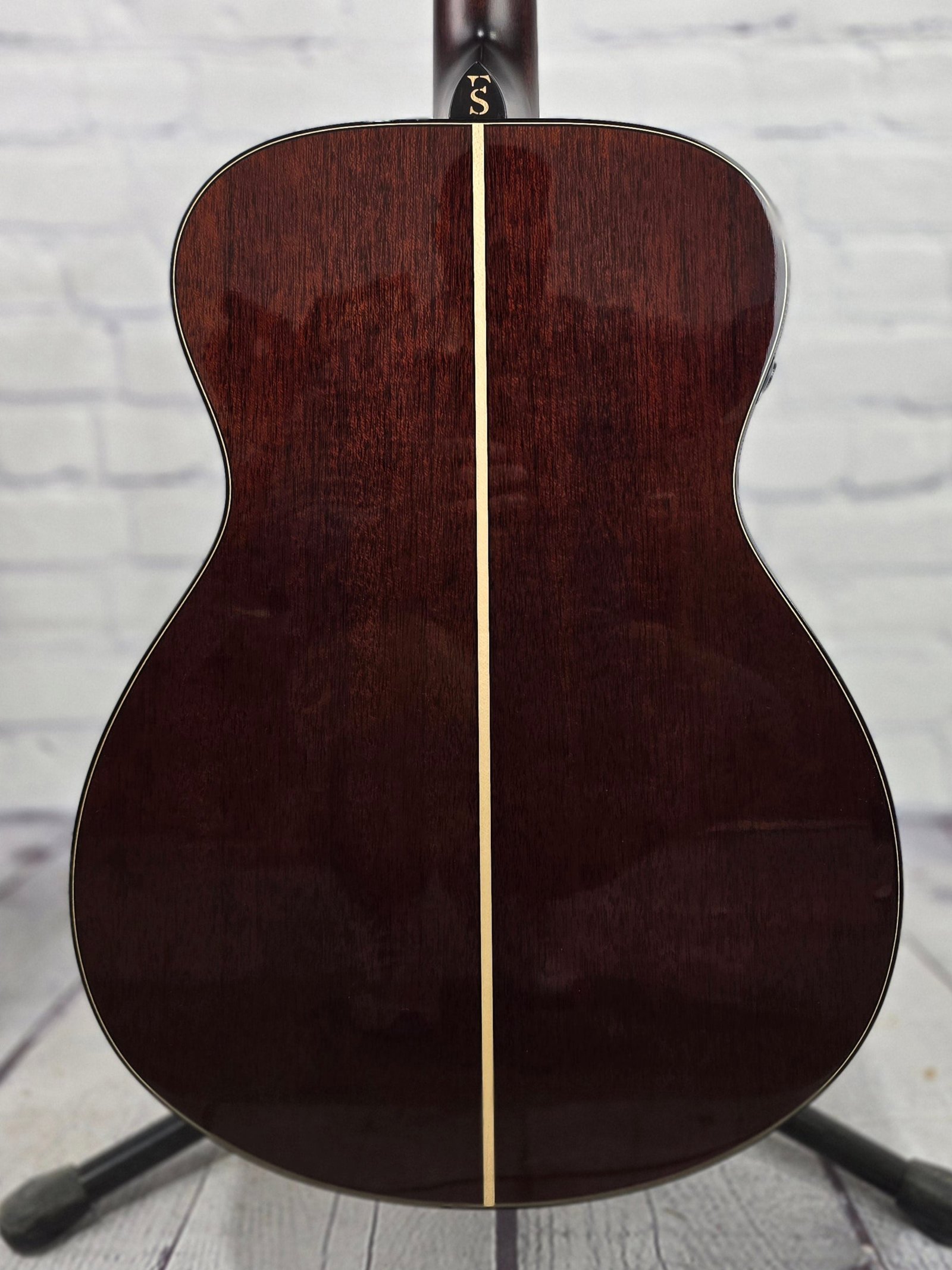 Yamaha FS9 MX Concert Acoustic Guitar Spruce Mahogany w/Atmosfeel Pickup - Image 9