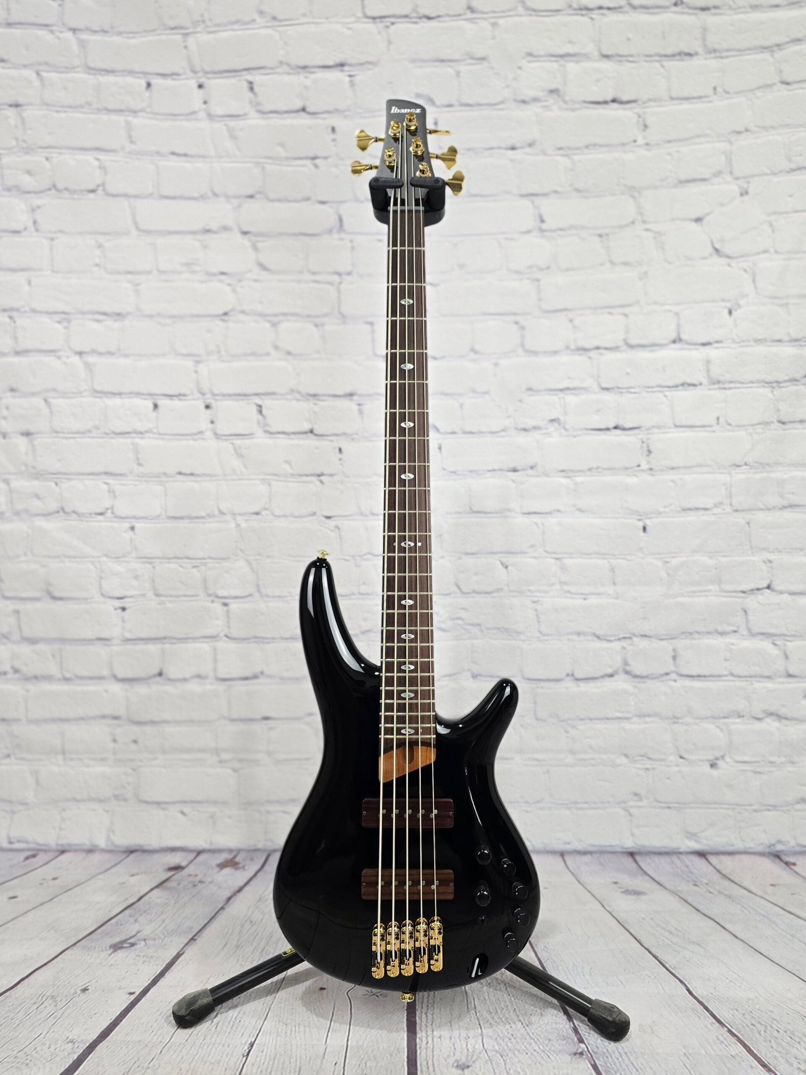 Ibanez Prestige SR3505 BK 5 String Bass Gloss Black