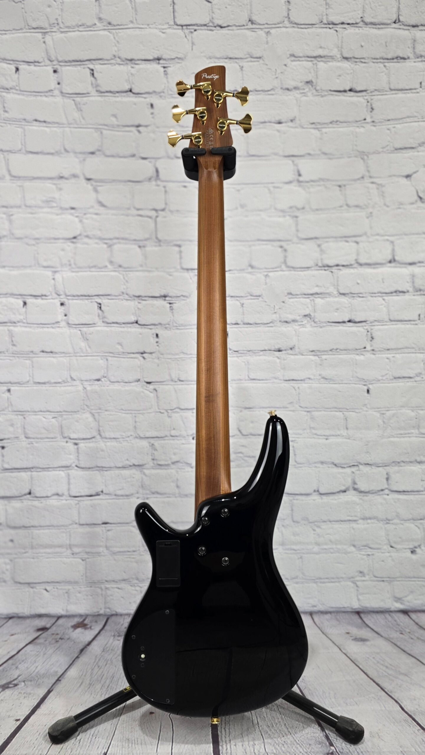 Ibanez Prestige SR3505 BK 5 String Bass Gloss Black - Image 7