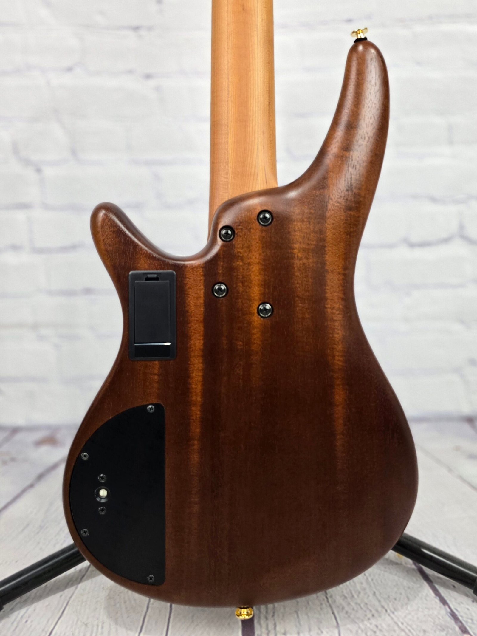 Ibanez Prestige SR5505 MHF 5 String Bass Mocha Flat - Image 8