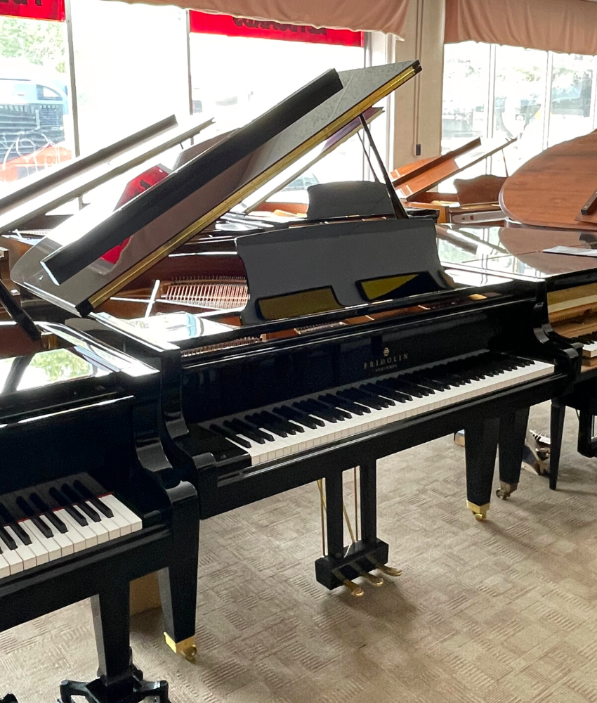 Fridolin 5'1" F156 Grand Piano | Polished Ebony | New - Image 3