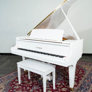 Kawai 5'0" GL-10 Baby Grand Piano | Snow White Polish | New