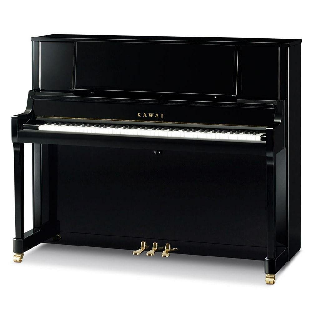 Kawai 48" K-400 Upright Piano | Ebony Polish | New - Image 2