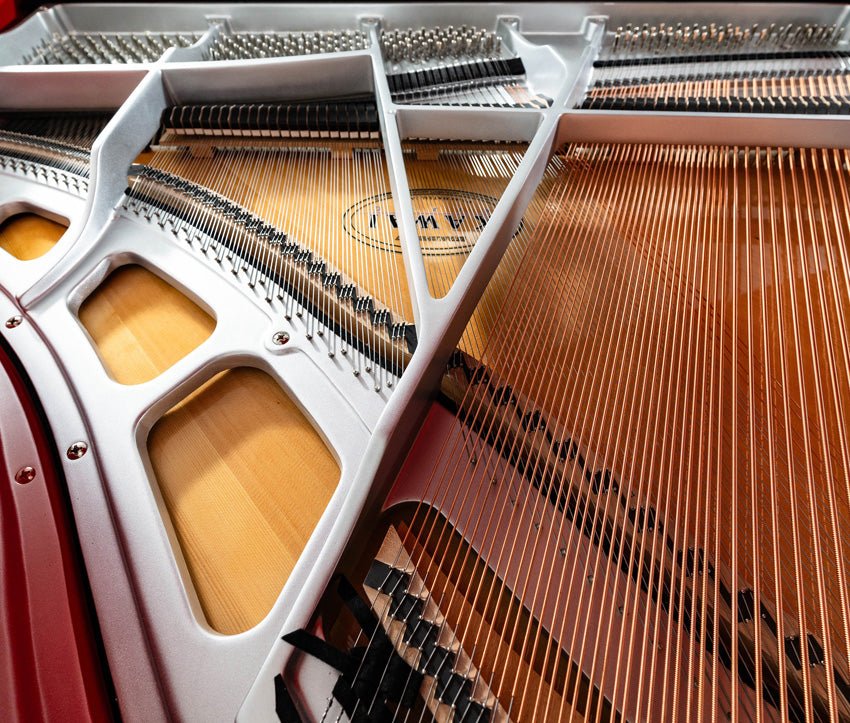 Kawai GL-10 | 5'0" Classic Baby Grand Piano | Ferrari Red Polish | New - Image 5