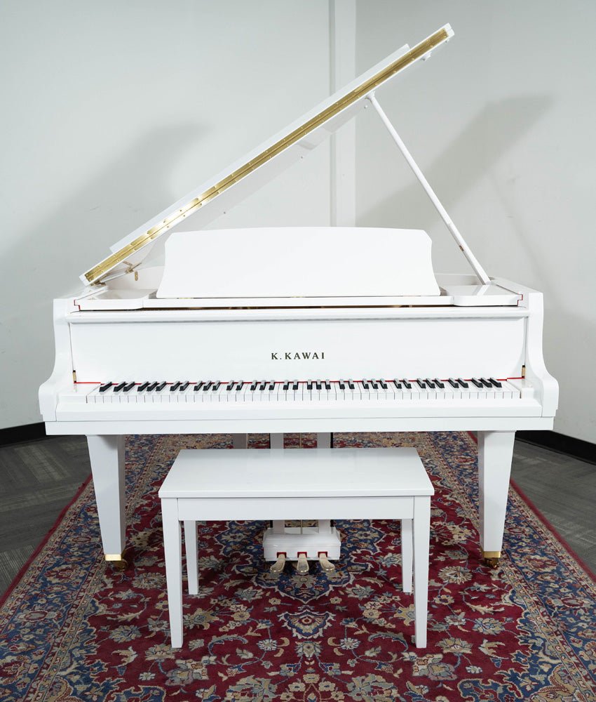 Kawai 5'0" GL-10 Baby Grand Piano | Snow White Polish | New - Image 2