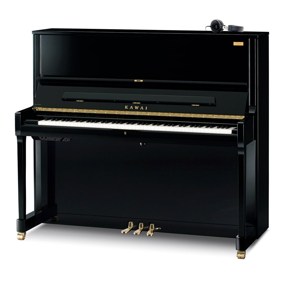Kawai 51" K-500 Aures 2 Hybrid Piano | Polished Ebony | New - Image 2