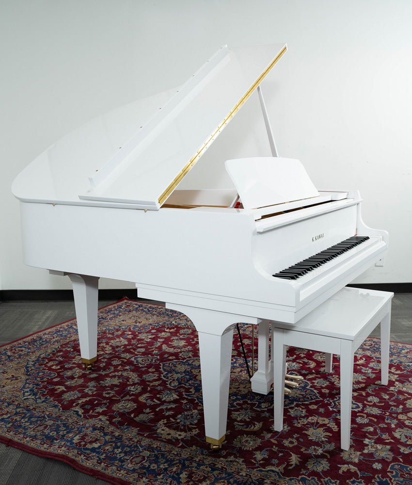 Kawai 5'0" GL-10 Baby Grand Piano | Snow White Polish | New - Image 3
