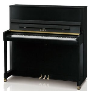 Kawai 45" K-200 Upright Piano | Satin Ebony | New