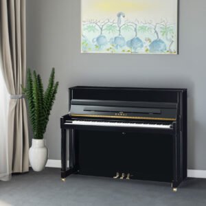 Kawai 45" K-200 Upright Piano | Polished Ebony | New