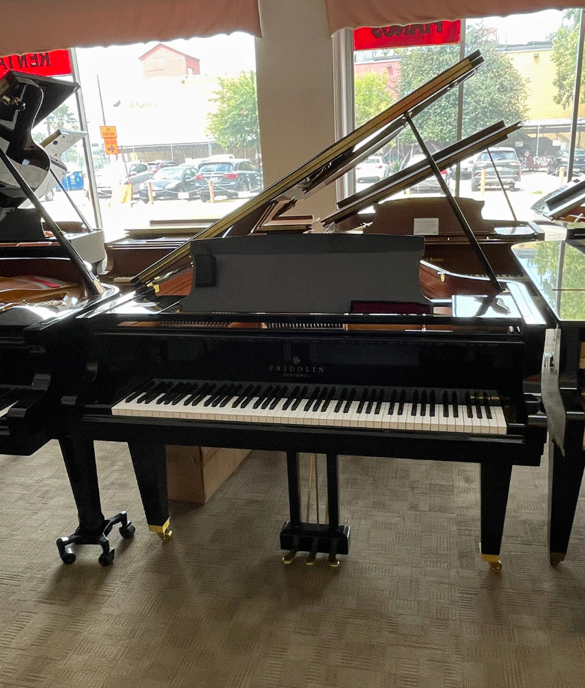 Fridolin 5'1" F156 Grand Piano | Polished Ebony | New - Image 2