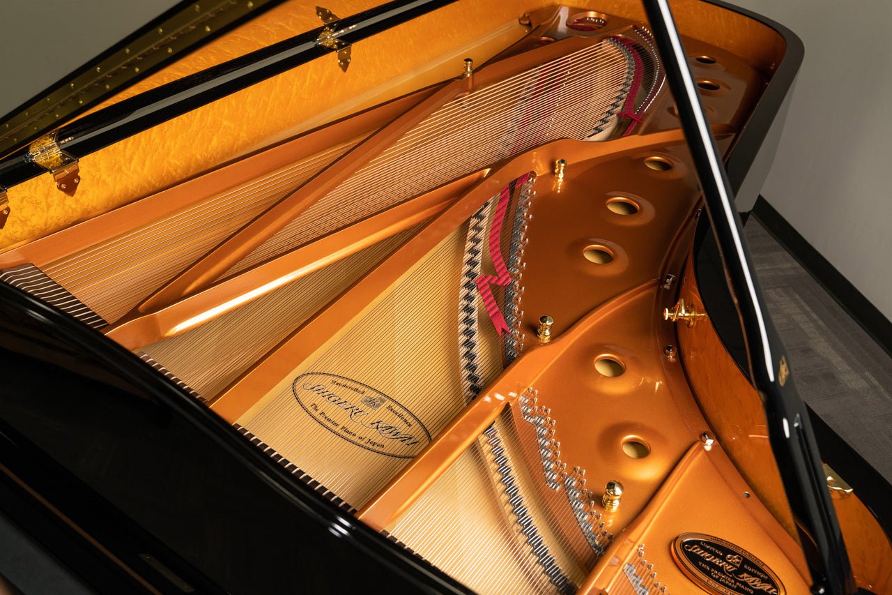 Shigeru Kawai 9'1" SK-EX Concert Grand Piano | Polished Ebony | New - Image 6