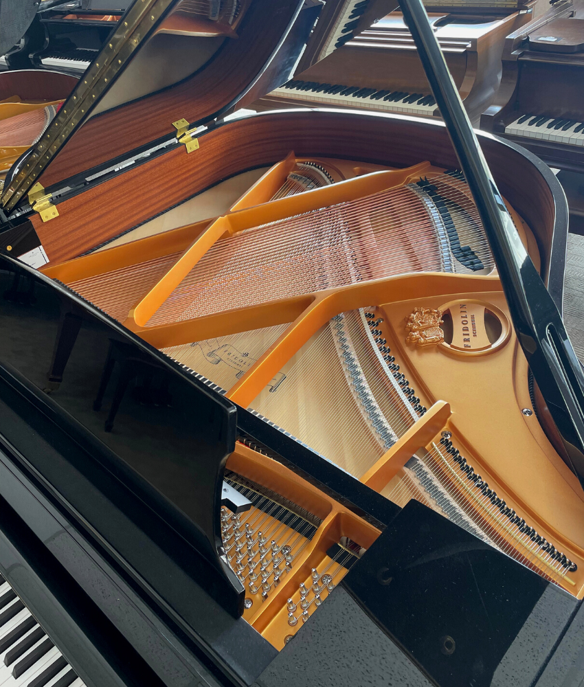 Fridolin 5'1" F156 Grand Piano | Polished Ebony | New - Image 5