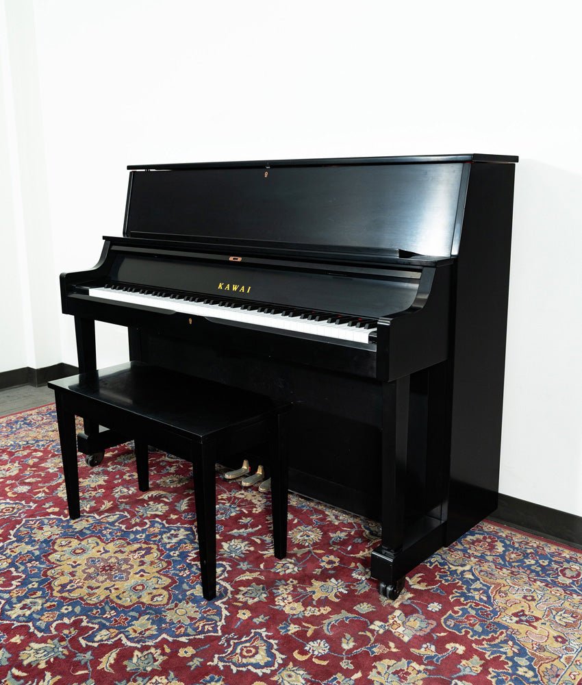 Kawai 46" ST-1 Upright Piano | Ebony Satin | New - Image 2
