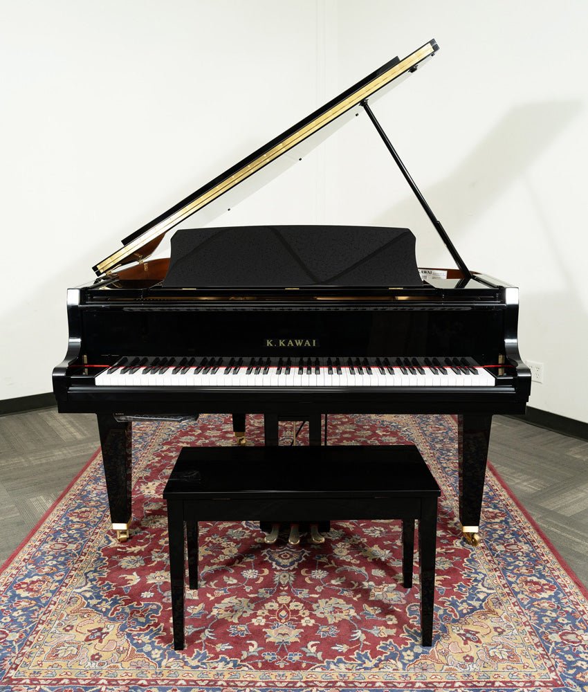 Kawai 5'0" GL-10 ATX4 Baby Grand Piano | Polished Ebony | New - Image 2