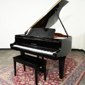 Kawai 5'0" GL-10 Baby Grand Piano w/ QRS System | Polished Ebony | New