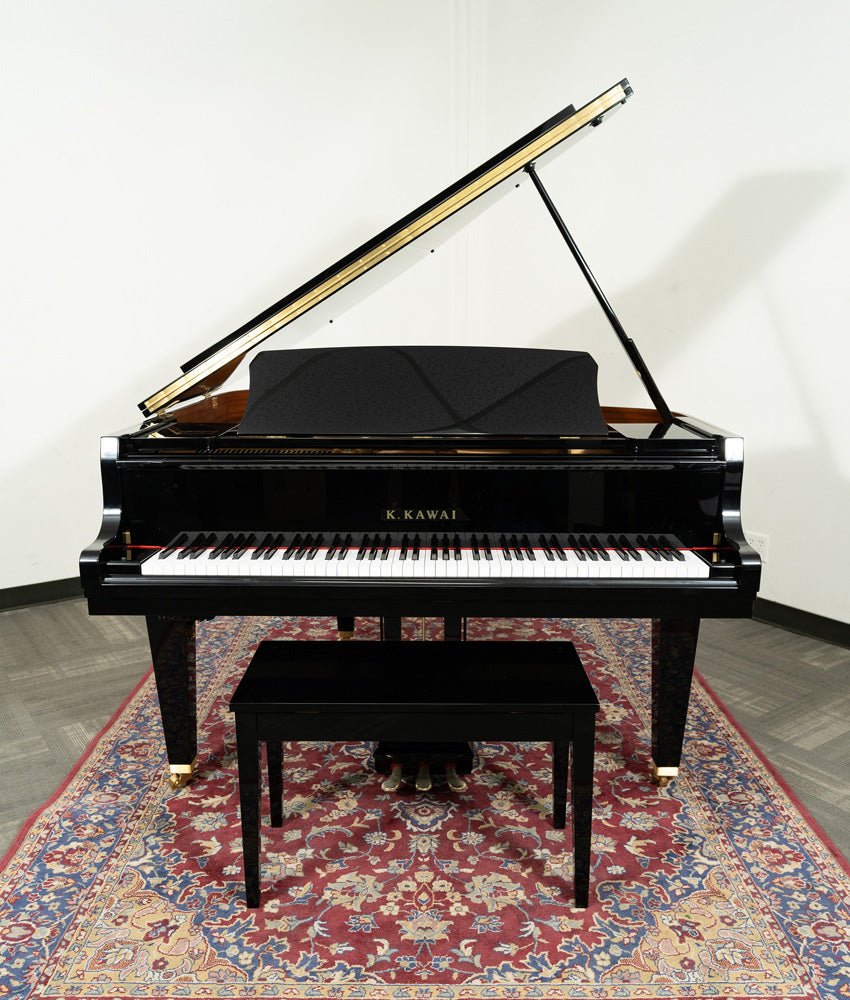Kawai 5'0" GL-10 Baby Grand Piano w/ QRS System | Polished Ebony | New - Image 2