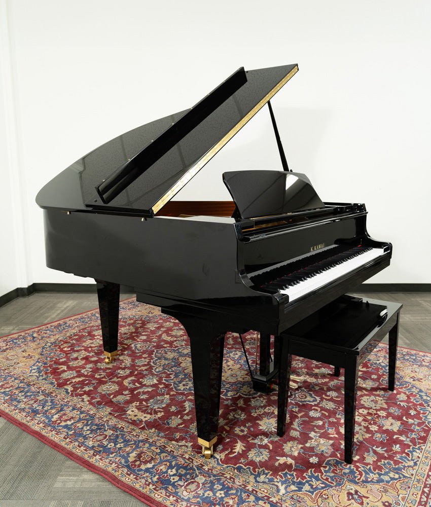 Kawai 5'0" GL-10 Baby Grand Piano w/ QRS System | Polished Ebony | New - Image 3