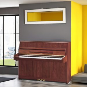 Kawai 43.3" K-15 Continental Upright Piano | Polished Mahogany | New