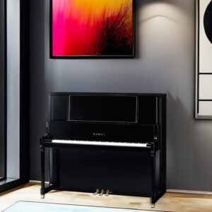 Kawai 53" K-800 Upright Piano | Ebony Polish | New