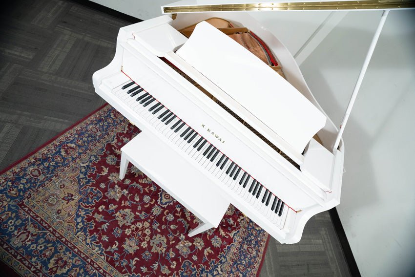 Kawai 5'0" GL-10 Baby Grand Piano | Snow White Polish | New - Image 5