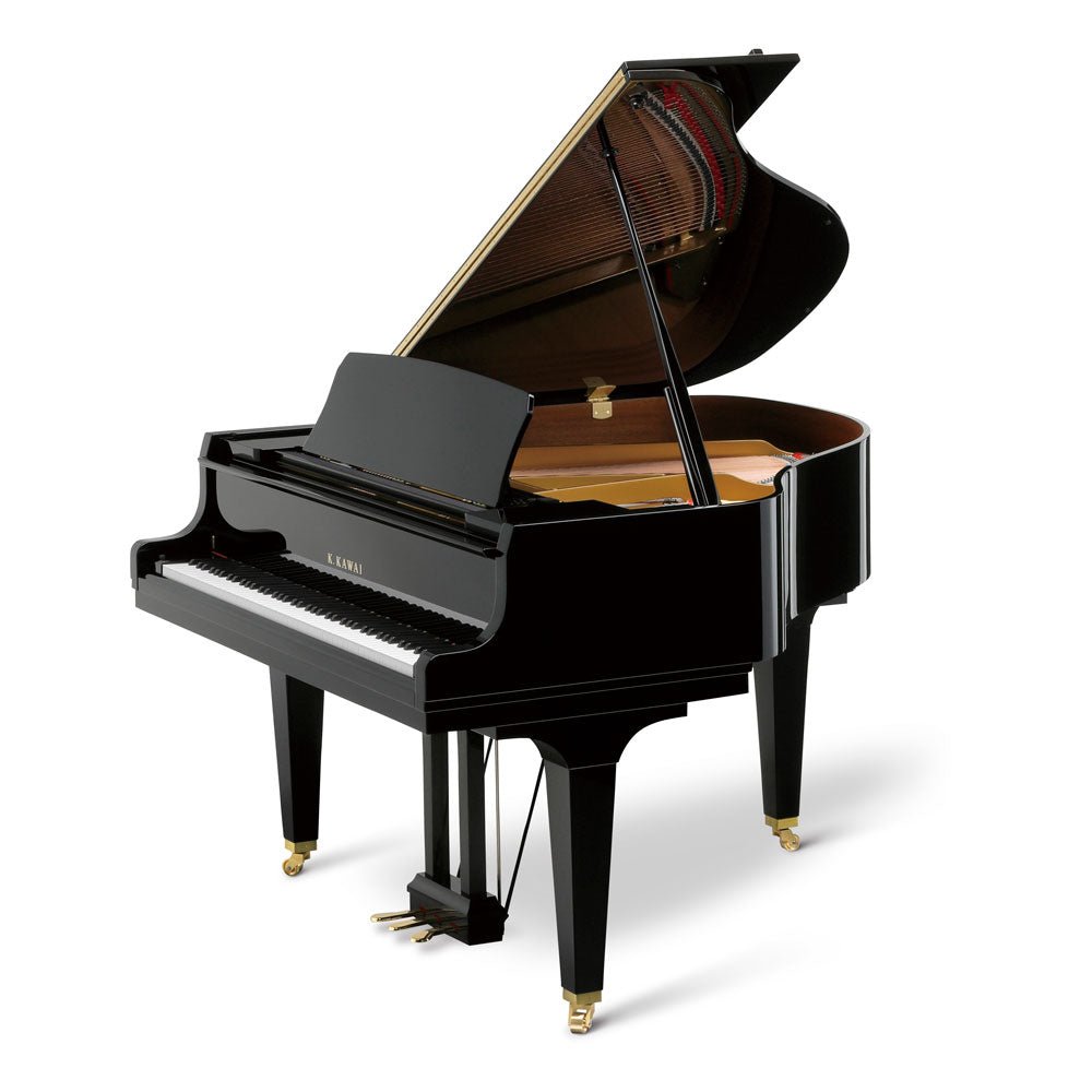 Kawai 5'0" GL-10 Baby Grand Piano w/ QRS System | Polished Ebony | New - Image 5