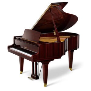 Kawai GL-40 | 5'11" Classic Salon Grand Piano | Polished Brown Sapeli Mahogany | New